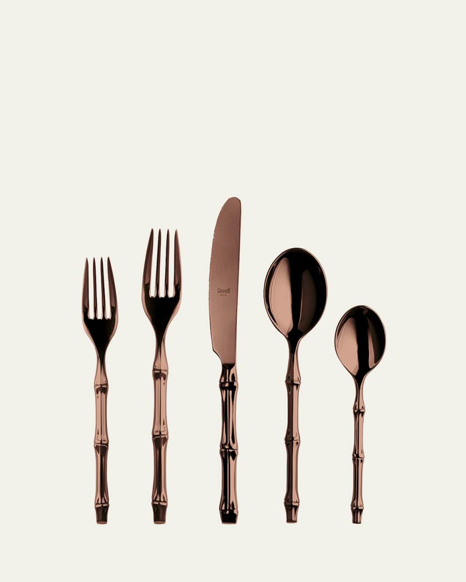Bali Bronze Mirror 5-Piece Flatware Place Setting